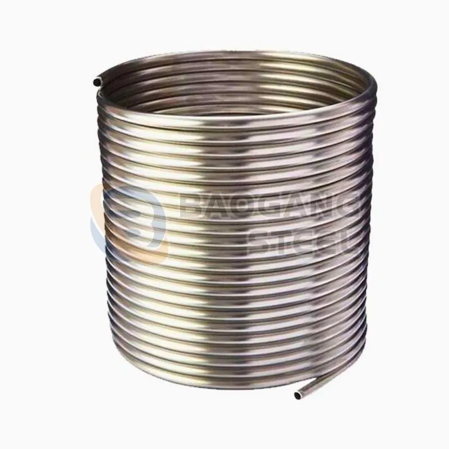 Ống trao đổi nhiệt inox dạng cuộn tròn