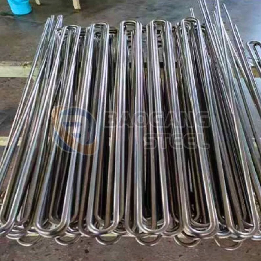 Dàn ống trao đổi nhiệt inox chữ U
